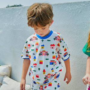 미니도우 마이타운 아동 여름 반팔 티셔츠
